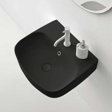 Раковина накладная Kerasan Nolita 534031*1, 50 х 45 см, цвет черный матовый