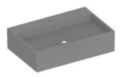 Раковина Keuco Edition 90 39062908001, 80 см, серый сланец