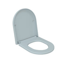 Крышка-сиденье для унитаза Ambassador Abner 102T20801, быстросъемное с микролифтом, цвет голубой матовый