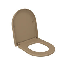 Крышка-сиденье для унитаза Ambassador Abner 102T20501, быстросъемное с микролифтом, цвет темно-бежевый матовый
