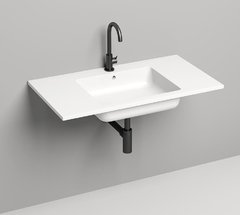 Раковина Salini Onda 1402201M, 80 х 50 х 16,3 см, белый матовый