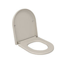 Крышка-сиденье для унитаза Ambassador Abner 102T20401, быстросъемное с микролифтом, цвет бежевый матовый