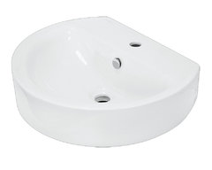 Раковина Sanita Luxe Best 55 см, WB.PD/Best/55-C/WHT.G/S1