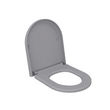 Крышка-сиденье для унитаза Ambassador Abner 102T20301, быстросъемное с микролифтом, цвет серый матовый