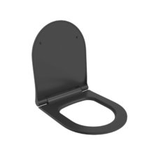 Крышка-сиденье для унитаза Ambassador Abner 102T20201S, быстросъемное с микролифтом, черный матовый