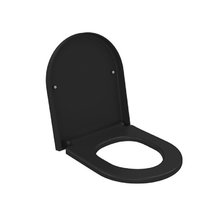 Крышка-сиденье для унитаза Ambassador Abner 102T20201, быстросъемное с микролифтом, цвет черный матовый