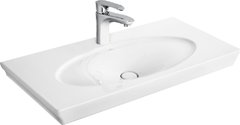 Раковина Villeroy & Boch La Belle 6124G1R1 100 x 49 см, встраиваемая сверху, CeramicPlus, шлифованный низ, белый альпин