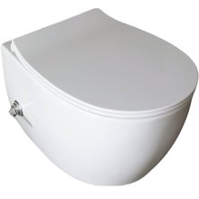 Подвесной унитаз Allen Brau Fantasy 4.11HC1.20 безободковый, с функцией биде, белый