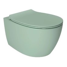 Подвесной унитаз Allen Brau Fantasy 4.11004.MT безободковый, мятный