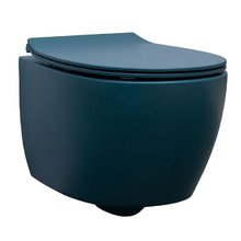 Подвесной унитаз Allen Brau Fantasy 4.11004.PT безободковый, петроль