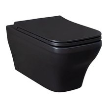 Подвесной унитаз Allen Brau Infinity 4.21011.31, безободковый, цвет черный матовый
