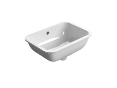 Раковина GSI Pura 724311, встраиваемая снизу, 55 x 38 см, белый глянцевый