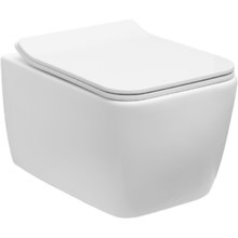 Подвесной унитаз Allen Brau Liberty 2, безободковый, цвет белый матовый, 4.33007.21