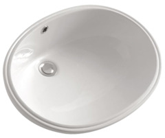 Раковина встраиваемая Kerasan Diamante 023301, врезная снизу, 57,5 х 42 см