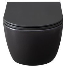 Подвесной унитаз Allen Brau Priority 4.31001.AN 36x54 см, безободковый, антрацит