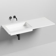 Раковина врезная Salini Marea 1802214M 14, 60 х 40 х 12,8 см, встраиваемая раковина, из искусственного камня S-Stone, белый матовый