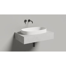 Раковина Salini Greca 1803201MRF, 65 см, из искусственного камня S-Stone, белый матовый, покраска по RAL полностью