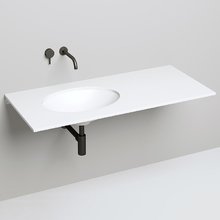 Раковина врезная Salini Marea 1802211M 11, 55 х 40 х 13,5 см, встраиваемая раковина, из искусственного камня S-Stone, белый матовый