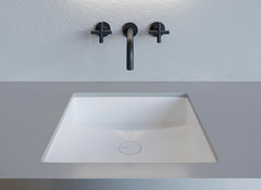 Раковина встраиваемая Salini Marea 1802207M 07, 42 х 42 х 13 см, белая