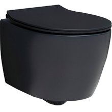 Подвесной унитаз Allen Brau Fantasy 4.11004.31 безободковый, черный матовый