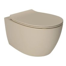 Подвесной унитаз Allen Brau Fantasy 4.11004.IV безободковый, бежевый айвори