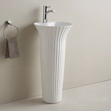 Раковина Comforty, 40 х 84 см, санфарфор, напольная, цвет белый, 00-00012843 (194)