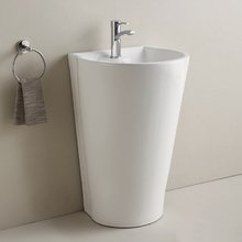 Раковина Comforty, 53.5 х 80 см, санфарфор, напольная, цвет белый, 00-00012844 (192)