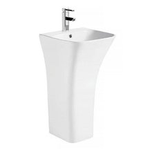 Раковина Comforty, 45 х 83.5 см, санфарфор, напольная, цвет белый, 00-00012862 (173)