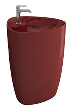 Раковина Bocchi Etna моноблок 1337-019-0126, 58 см, фарфор, красная