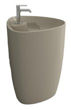 Раковина Bocchi Etna моноблок 1337-011-0126, 58 см, фарфор, кашемир