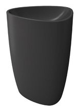 Раковина Bocchi Etna моноблок 1075-020-0125, 58 см, фарфор, антрацит