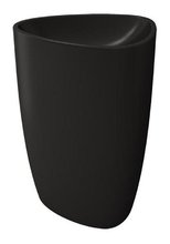 Раковина Bocchi Etna моноблок 1075-004-0125, 58 см, фарфор, черная матовая