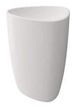 Раковина Bocchi Etna моноблок 1075-001-0125, 58 см, фарфор, белая