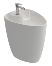 Раковина Bocchi Etna 1337-001-0126, 58 см, фарфор, белая