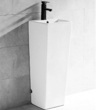 Раковина CeramaLux Серия N NB 147 напольная, белый