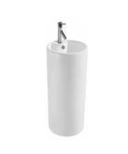 Раковина CeramaLux Серия N B135-LT7013, 46 х 46 см, напольная, белая