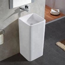 Раковина CeramaLux Серия N, P7005L, 40 см, напольная, цвет белый