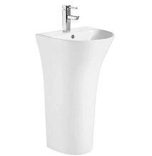 Раковина CeramaLux Серия N, G-307, 48 х 42 см, напольная, цвет белый