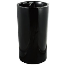 Раковина CeramaLux Серия N, NB135MВ, 46 х 46 см, напольная, цвет черный матовый