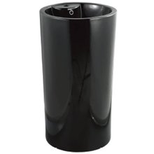 Раковина CeramaLux Серия N, NB135В, 46 х 46 см, напольная, цвет черный глянец