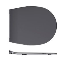 Крышка-сиденье Allen Brau Reality 4.32007.AN Smartfix для унитаза, микролифт, серый антрацит