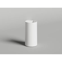 Раковина напольная Salini Armonia Round Top 01 130411TG, 45 см, из искусственного камня S-Sense, белый глянцевый