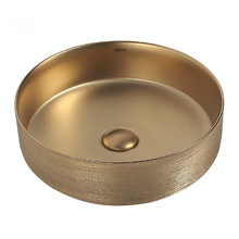 Раковина Abber Bequem AC2109BGM 40 х 40 см, накладная, матовое золото