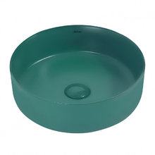 Раковина Abber Bequem AC2108MBG 36 х 36 см, накладная, темно-зеленая матовая