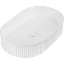 Раковина Abber Bequem AC2116, 57.5 x 36 см, накладная, цвет белый