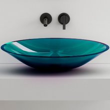 Раковина Abber Kristall AT2812Aquamarin, 54 см, накладная, цвет синий