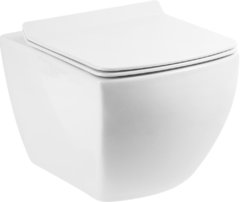 Подвесной унитаз BelBagno Carina BB514CHR, безободковый