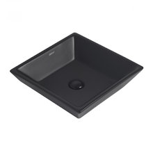 Раковина Abber Rechteck AC2214MB 42 х 42 см, накладная, черная матовая