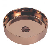 Раковина Abber Bequem AC2109RG 40 х 40 см, накладная, розовое золото