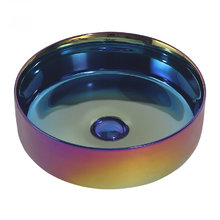 Раковина Abber Bequem AC2108Regen 36 х 36 см, накладная, хамелеон